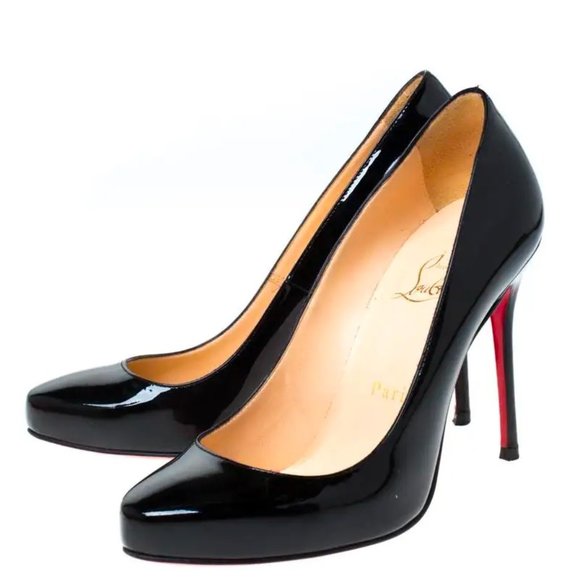 Christian Louboutin Shoes - CHRISTIAN LOUBOUTIN Elisa 100 Patent Leather Pumps Size: 9.5  | IT 39.5